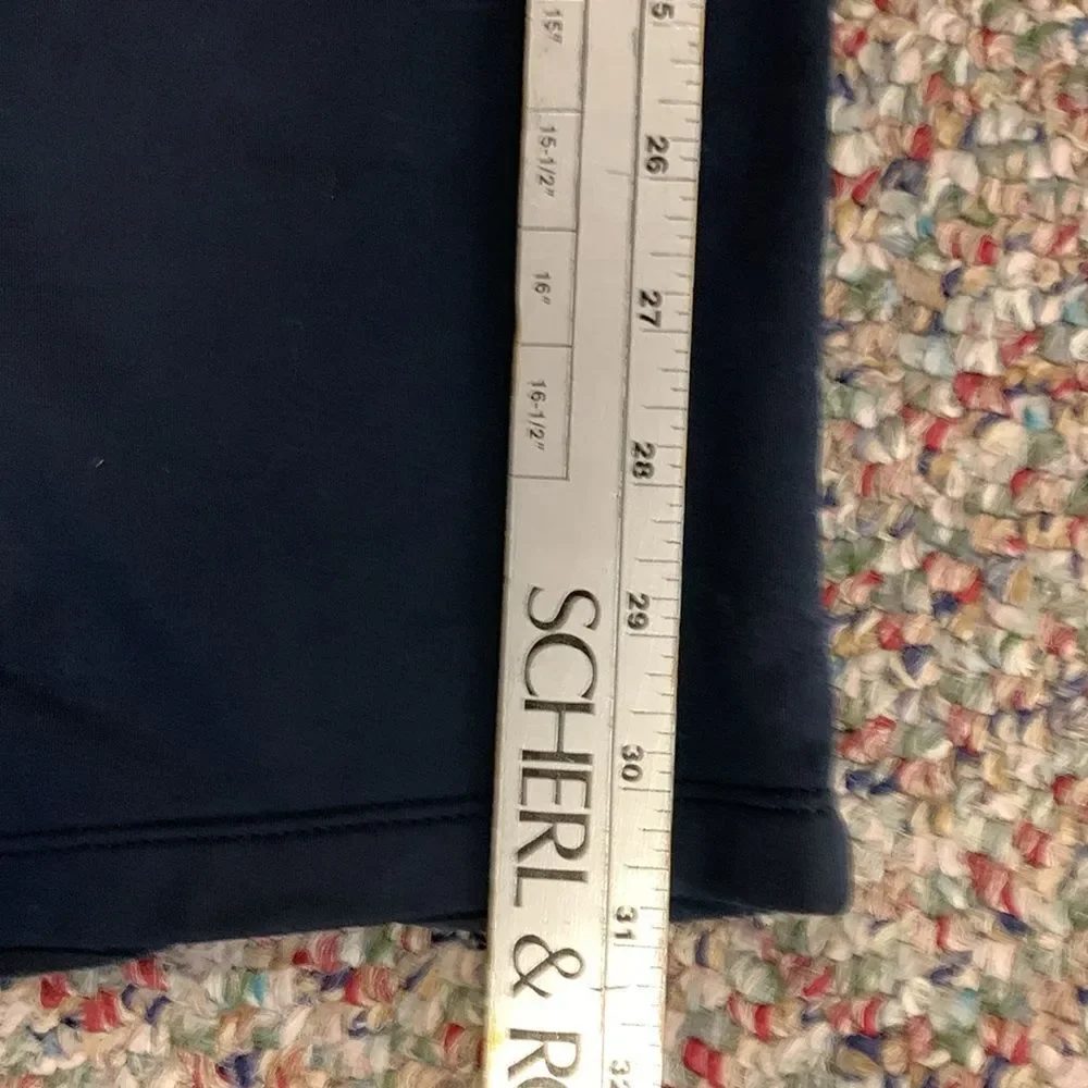 Nike Dri-Fit Men's Navy Tapered Fleece Lined Ankle Zip Athletic Sweatpants Sz L